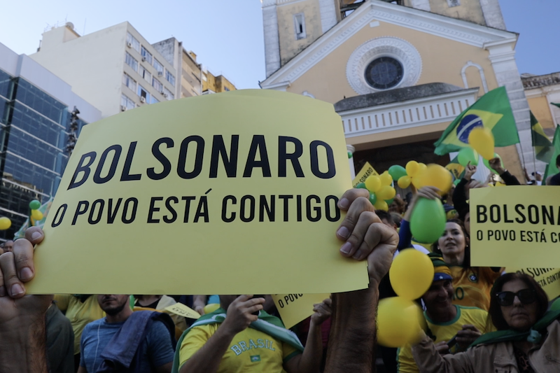 Leftwing Brazilians hope to reclaim football jersey from Bolsonaro movement, Brazil