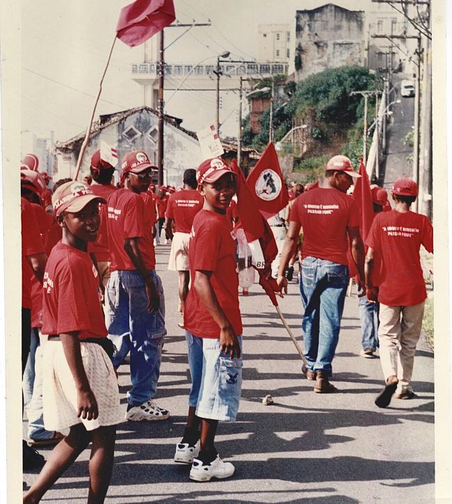 March in Salvador, Bahia, Brazil. Date unknown. (Arquivos de Rita Cliff)