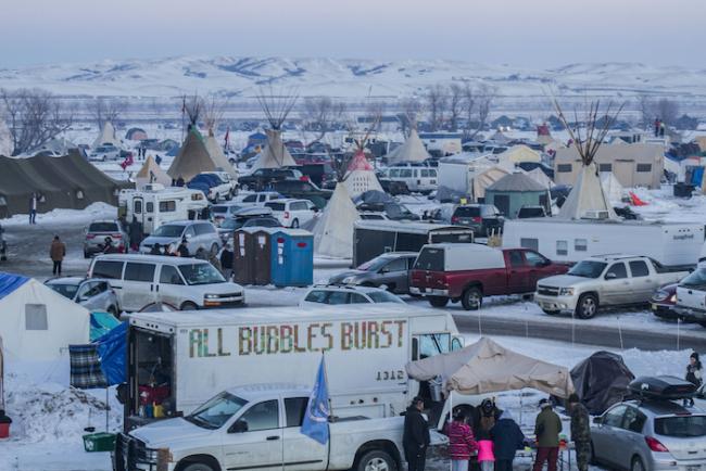 Camp of the Standing Rock resistance against the Dakota Access Pipeline. (Dark Sevier / Flickr / CC BY-NC 2.0)