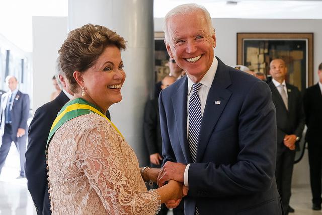 President Dilma with Vice-President Biden (Blog do Planalto / Creative Commons)