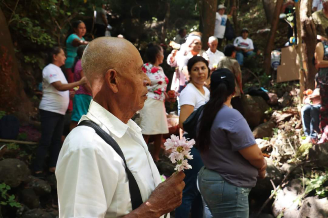 La conmemoración de la masacre de Cuyas Cumbres del año 1982, en Chalatenango, El Salvador, 2023. (Pro - Búsqueda)