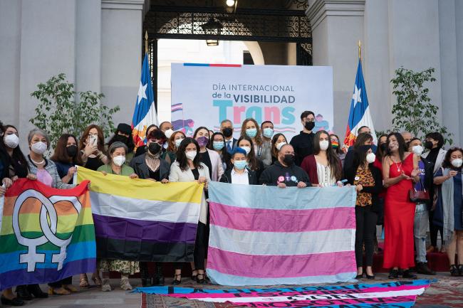 The Chilean government commemorates International Trans Visibility Day, March 31, 2022 (Government of Chile Press Office / CC BY 3.0 CL)  