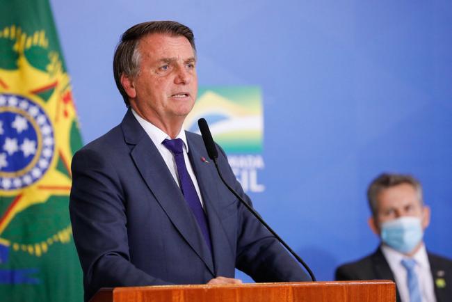 President Bolsonaro has been accused of crimes against humanity in Brazil. (Alan Santos/PR,  Flickr)
