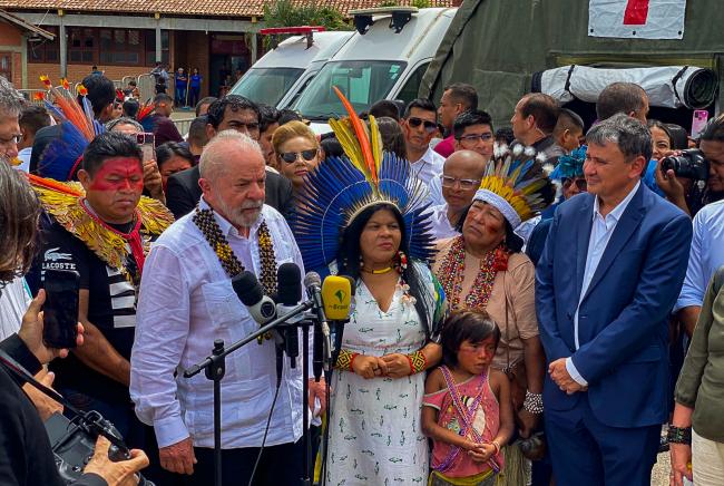 President Lula visits Boa Vista, in the state of Roraima, in January to address the Yanomami humanitarian crisis (Felipe Medeiros / Agência Amazônia Real / CC BY-NC-SA 2.0)