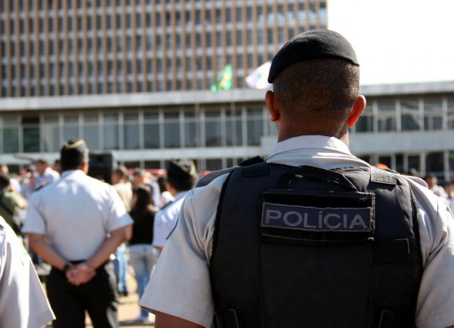 Federal District policemen in Brasilía (André Gustavo Stumpf/Flickr). 