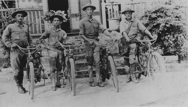 Marines during the U.S. the occupation of Haiti, which began a century ago in July 1915.  (USMC Archives / Creative Commons)