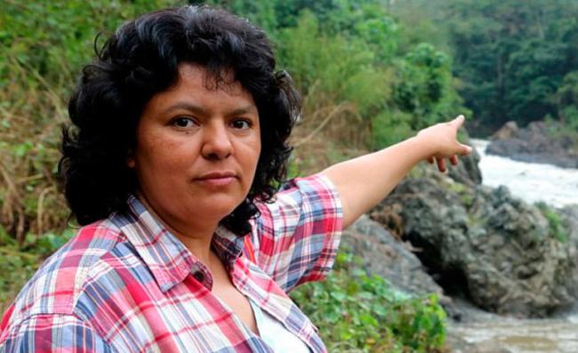 Berta Cáceres (Photo from Centre for Research on Globalization)