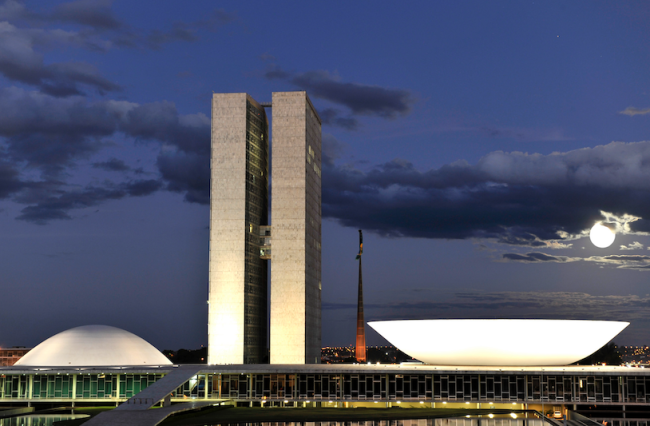 Brazil's National Congress, Brasília, 2009. (Rodolfo Stuckert / Câmara dos Deputados do Brasil / CC BY 3.0)