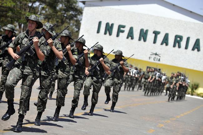 A military ceremony in Brazil in 2012 (Felipe Barra/Wikimedia Commons)