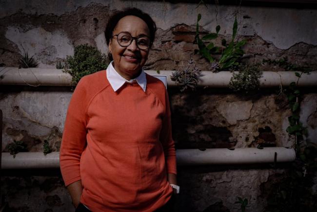 Carmen Sosa, a water activist in Montevideo. (Lizbeth Hernández)