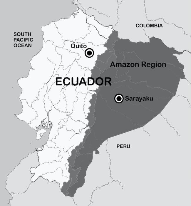 Sarayaku en la Amazonia ecuatoriana (NACLA / David C.S. / CC BY-SA 4.0)