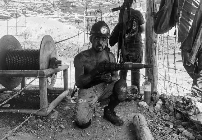 Coal miner in Coahuila, Mexico (Omar Ballesteros)