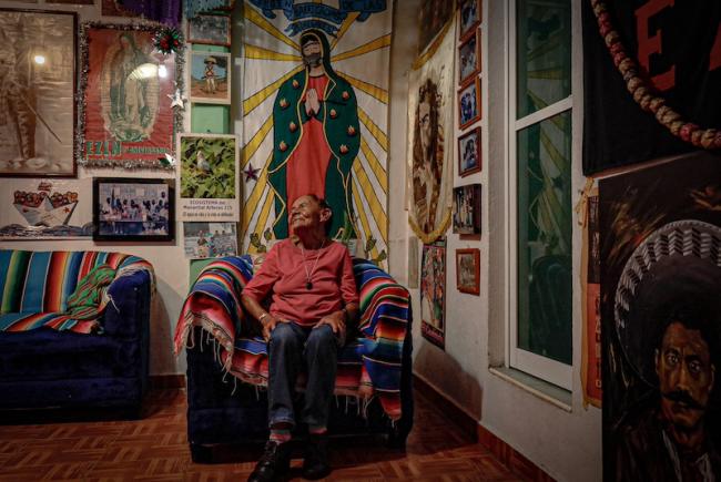 Doña Fili in her house. (Lizbeth Hernández)