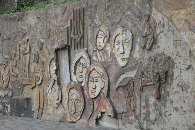 Memorial for victims of the armed conflict in San Salvador, El Salvador. (Michael Fox)