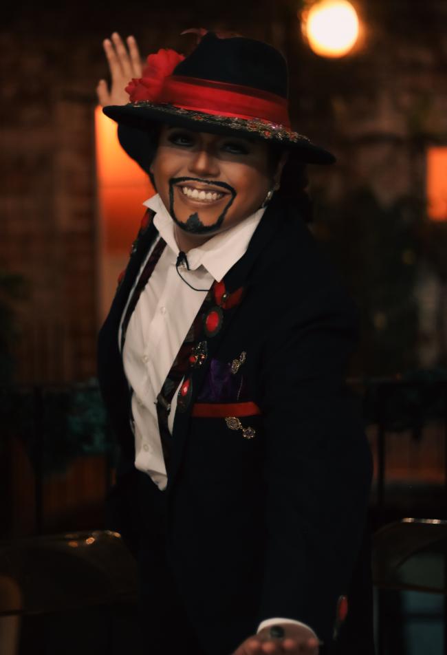 A photo of Gabriel Drag King from the event. (Alexis Rendón)