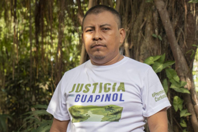 Juan López, a Honduran environmental defender who was murdered in September.  (Courtesy of Radio Progreso)