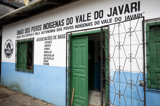  Office of the Union of Indigenous Peoples of the Javari Valley (UNIVAJA), Atalaia do Norte, Brazil. (Bruno Kelly / Amazônia Real / CC BY-NC-SA 2.0)
