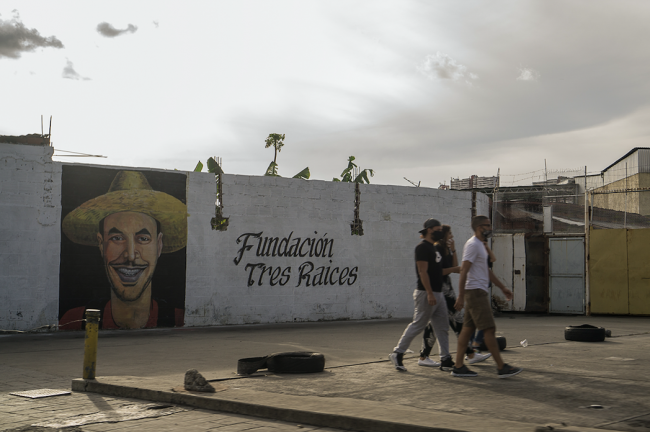 Un mural del colectivo Tres Raices en el noroueste de Caracas. (Francisco Sánchez)