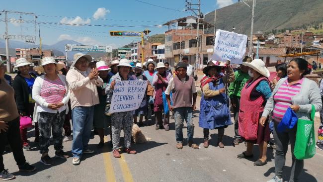 April 19 Rally in Tipon, Cusco (Videl Merma)