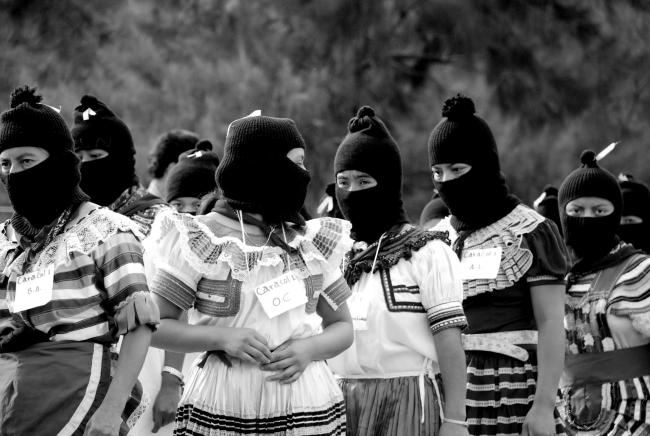 Meeting of Zapatista women with women of the world in La Garrucha, Chiapas, 2007 (Agustine Sacha / Flickr / CC BY-NC 2.0 DEED)