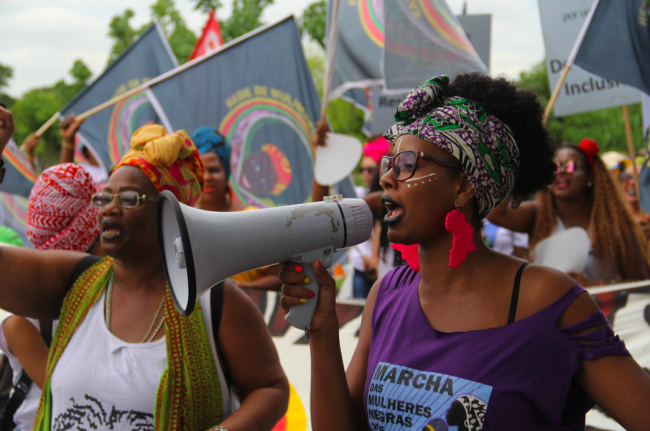 The Black Women's March Against Racism and Violence and in Favor of Good Living in Brasília, November 18, 2015. (Tiago Zenero / PNUD Brasil / CC BY 2.0)