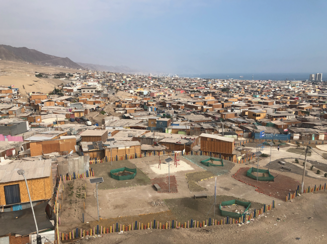 A view of a campamento in Antofagasta, Chile, April 2019. (Pablo Seward Delaporte)