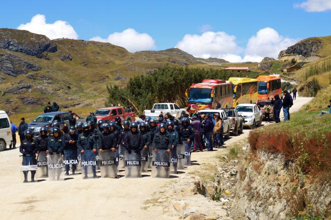 The conflict over the Conga gold mine in Cajamarca, Peru is emblematic of the state’s repression of anti-mining activism. (Golda Fuentes / Creative Commons)