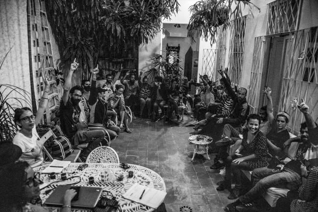 A 27N meeting at the Institute of Artivismo (INSTAR) in Havana. (Reynier Leyva-Novo)