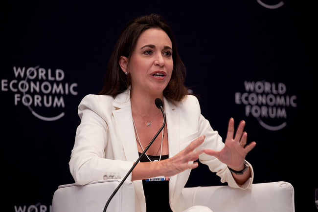 María Corina Machado (World Economic Forum / Bel Pedrosa / CC BY-SA 2.0)