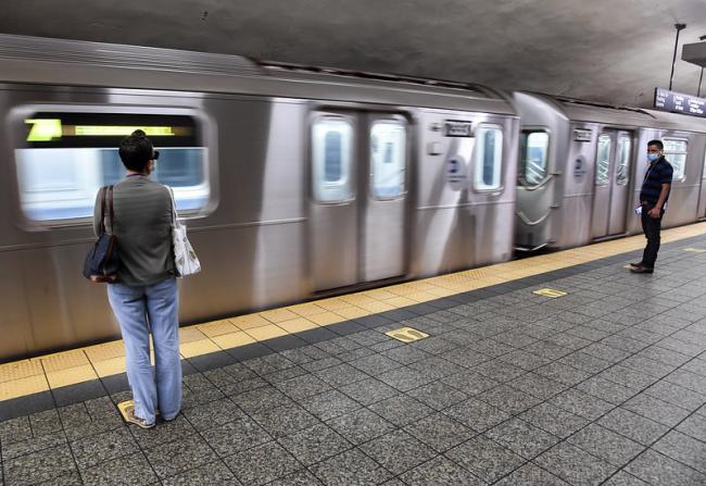 New York City's subway system in June 2020, after the peak of coronavirus cases in the state (Marc A. Hermann / MTA New York City Transit)