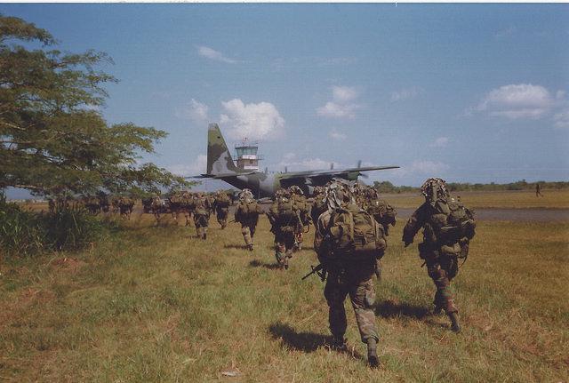 In Dec. 1989, U.S. troops prepare for Operation Just Cause in Panama (Creative Commons/ Chuck Holton)