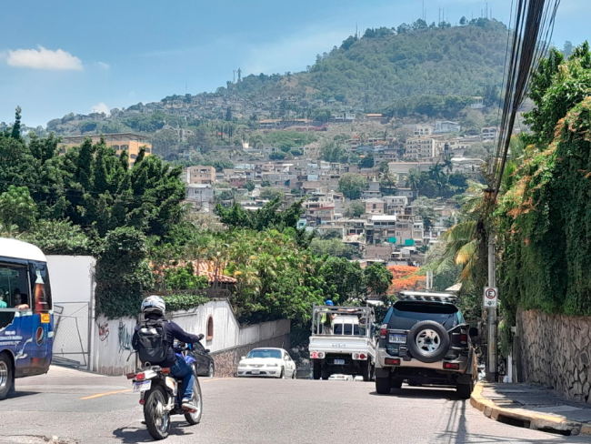The hills of Tegucigalpa, Honduras. (Michael Fox)