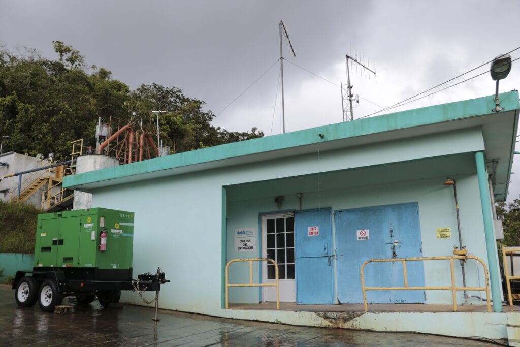 Puerto Rico Aqueducts and Sewers Authority station in Jayuya, Puerto Rico. (South Atlantic Division USACE, Public Domain)